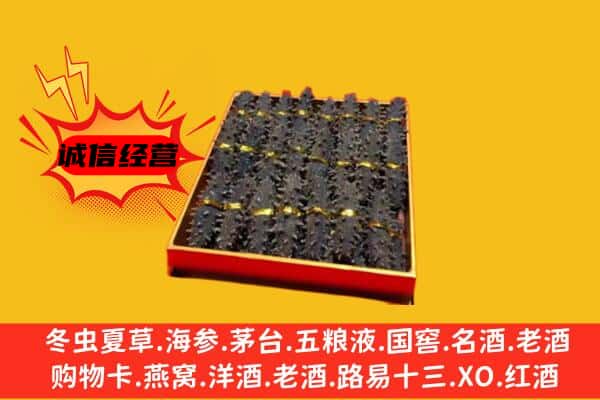 盐城阜宁县回收海参